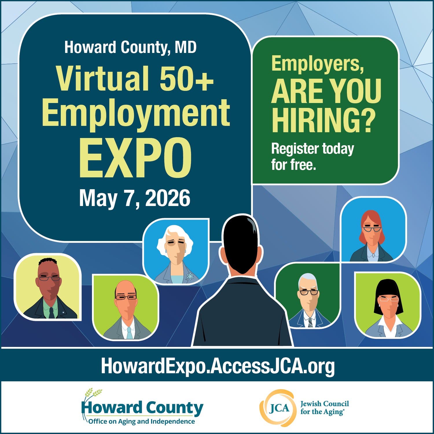 Employers. Register Today - The Howard County Virtual 50+ Employment Expo