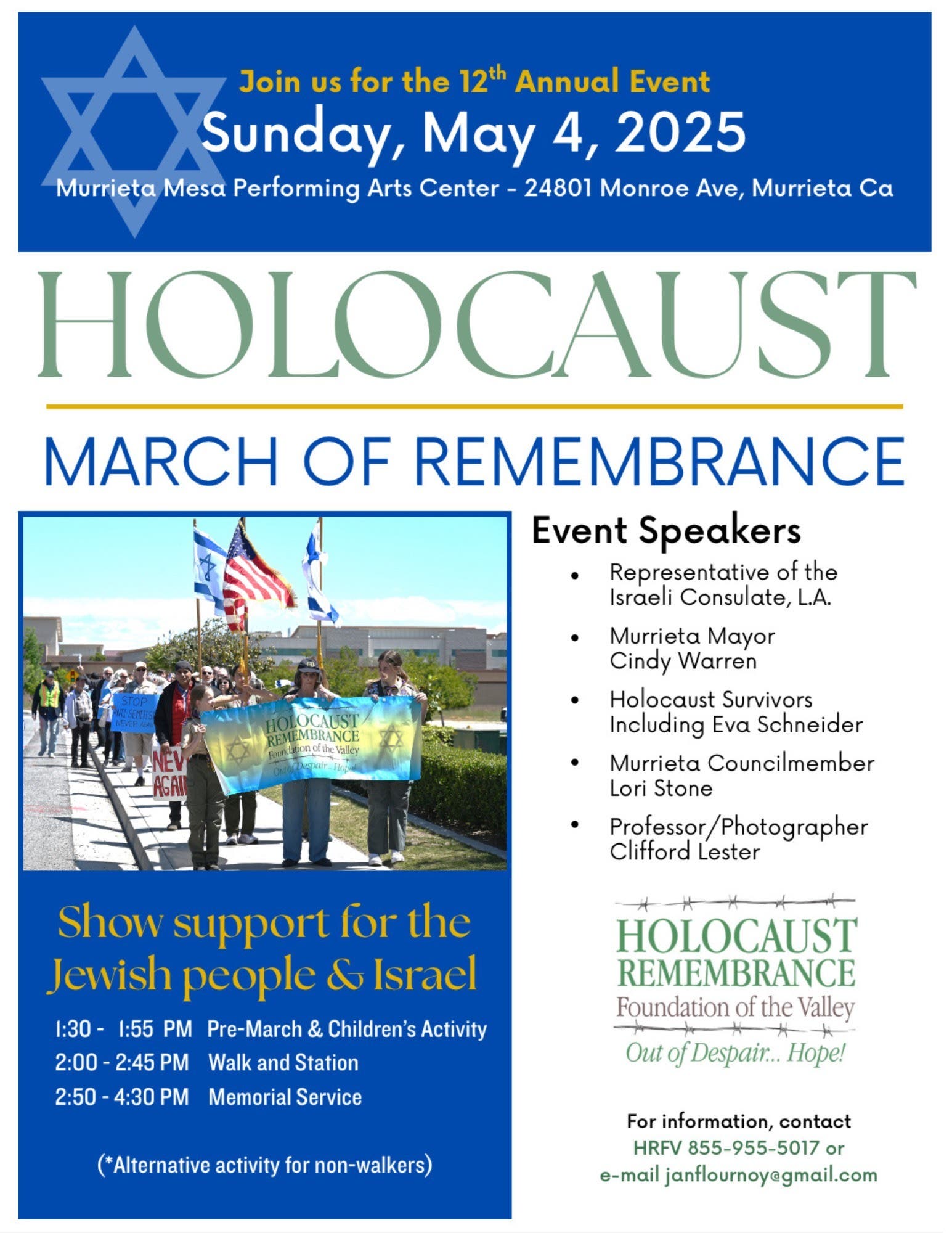 12th Annual March of Remembrance 