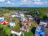 Aerial View of the Polish American Family Festival Saturday and Sunday at the National Shrine of Our Lady of Czestochowa