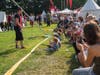 Children Enjoy Plate Spinning Demonstration at the Polish American Family Festival and Country Fair at the National Shrine of Our Lady of Czestochowa