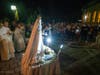 Fr. Frank Pavone, National Director of Priests for Life, leads prayers of reparation during the candlelight procession at Fatima Day on September 13, 2019, at the National Shrine of Our Lady of Czestochowa in Doylestown, PA