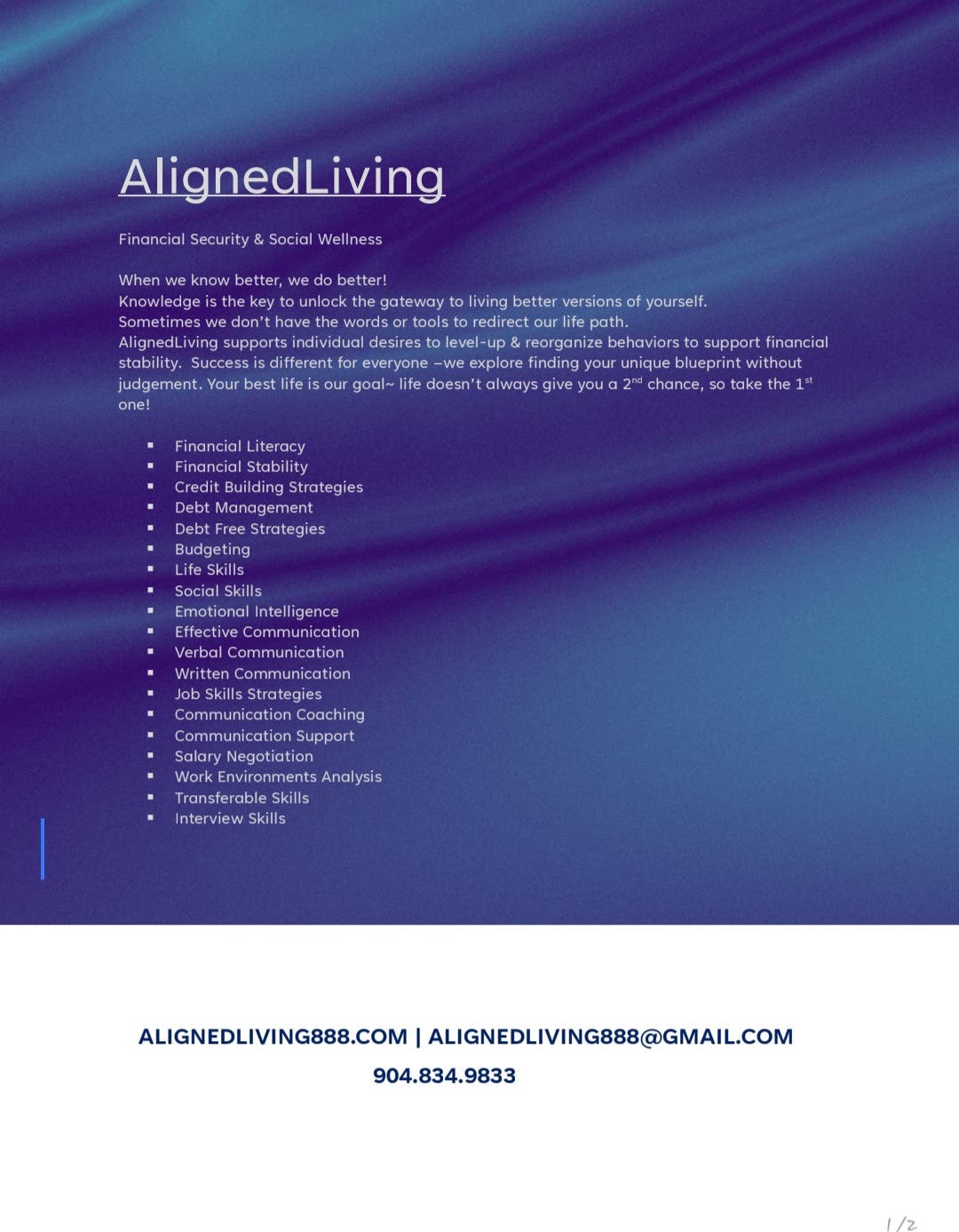 Financial Wellness & Life Focus 