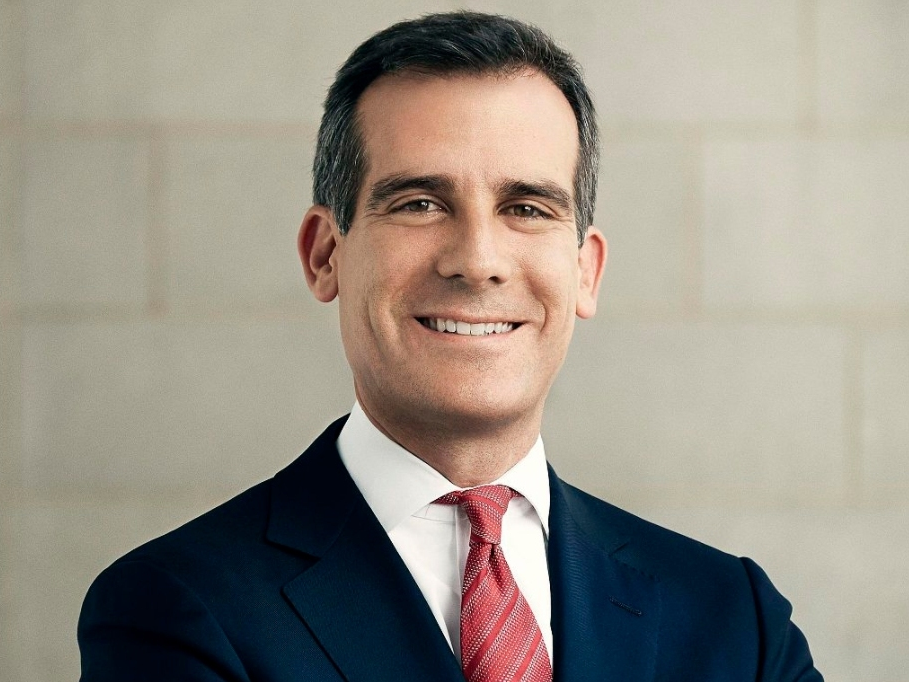 A group is seeking to Los Angeles Mayor Eric Garcetti over the city's homelessness crisis.