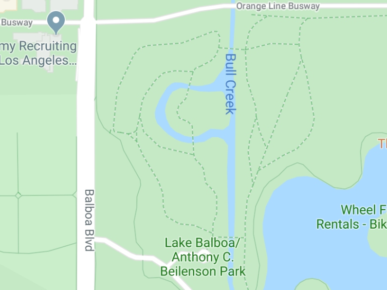 City crews cleared the wildfire prone area along Bull Creek next to Lake Balboa of homeless encampments Monday.