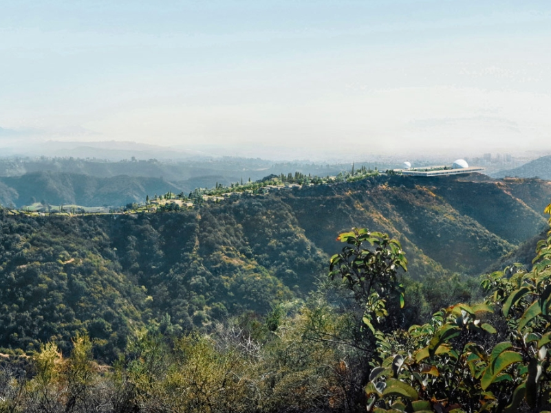 Billionaire Nicolas Berggruen is seeking to develop the Berggruen Institute​ campus on 450 acres in the Santa Monica Mountains, raising fire danger concerns among neighbors.