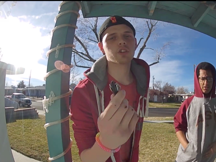 A young pair of Good Samaritans in Lancaster went out of their way to spread a little good will.