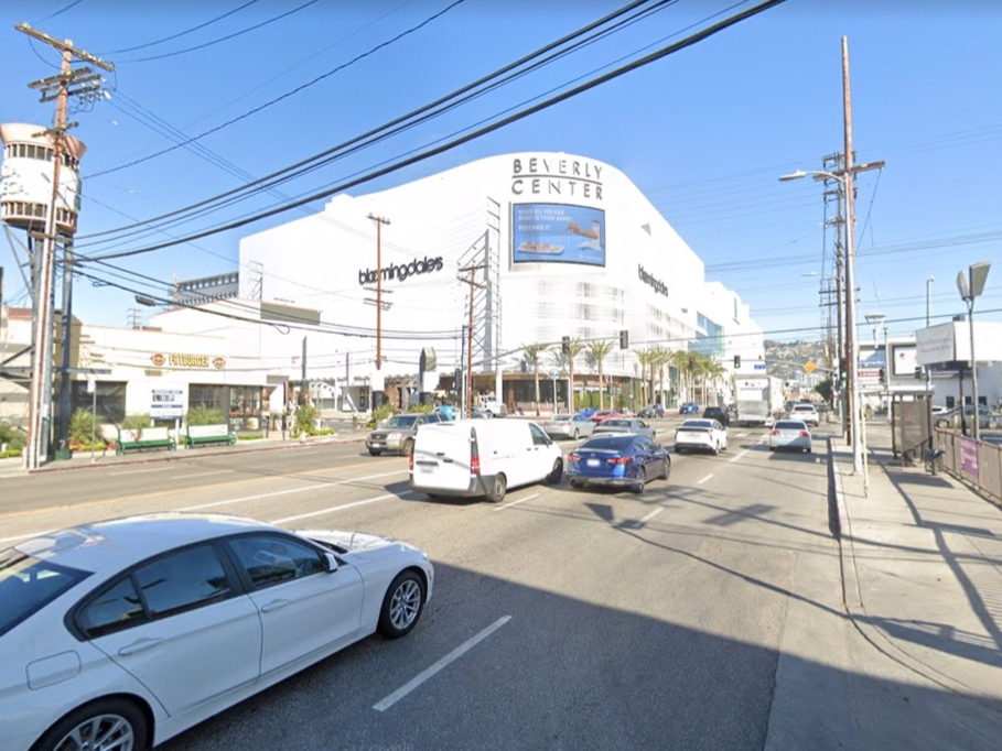 The attack happened around the 300 block of North La Cienega Boulevard.