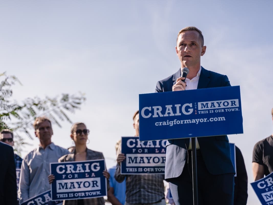 Craig Greiwe, a marketing executive and co-founder of the civic engagement nonprofit Rise Together joins a crowded field of candidates running for mayor in Los Angeles in 2022.