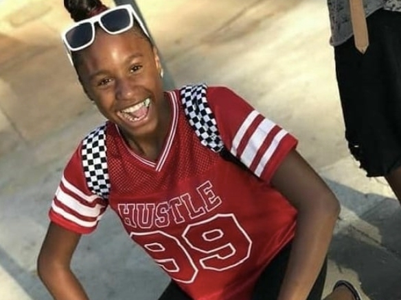 Tioni Theus, 16, was laid to rest Thursday. Her body was had been dumped alongside  Harbor (110) Freeway, prompting widespread outcry and an ongoing search for her killer. 
