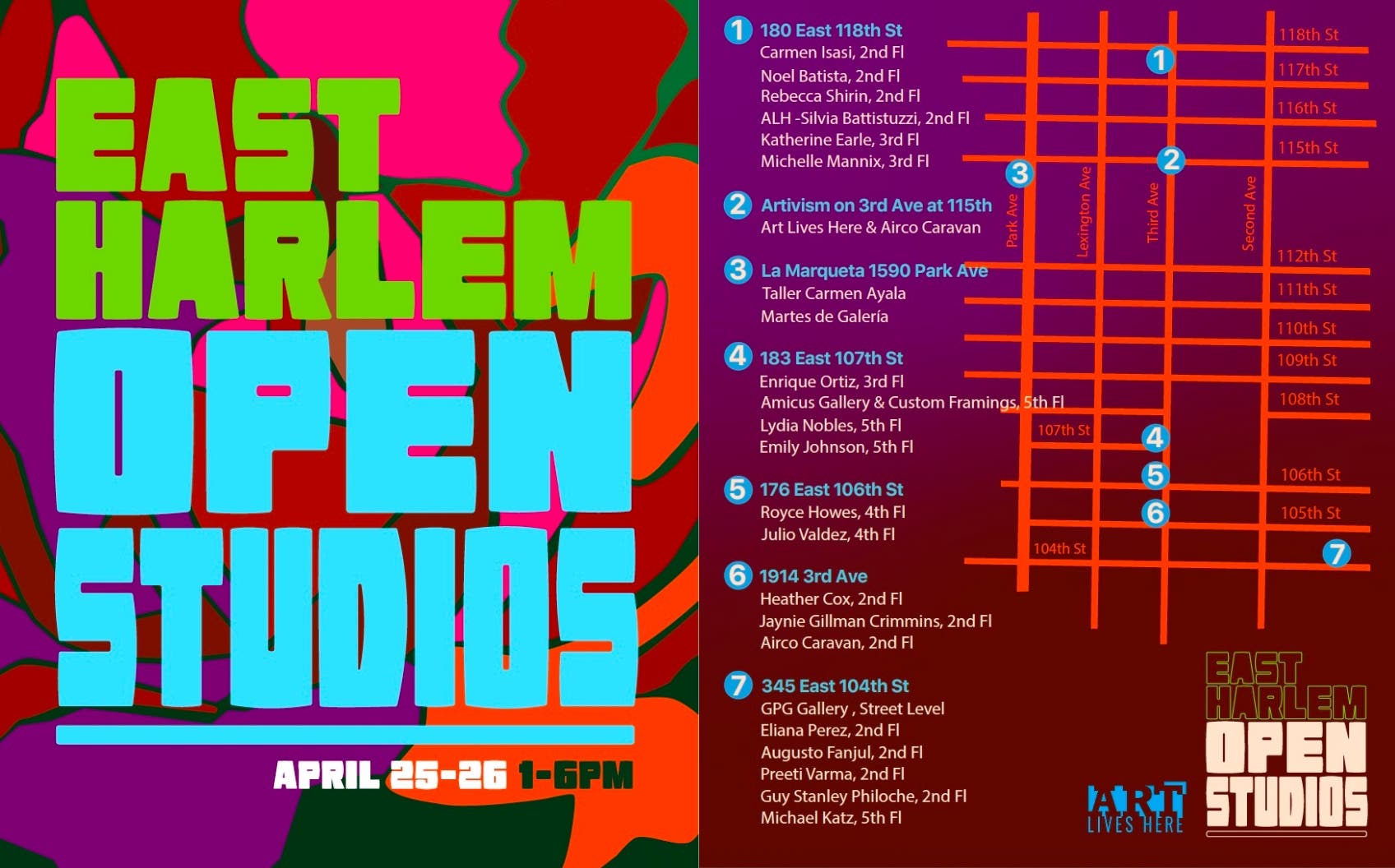East Harlem Open Studios: 4/25 & 26
