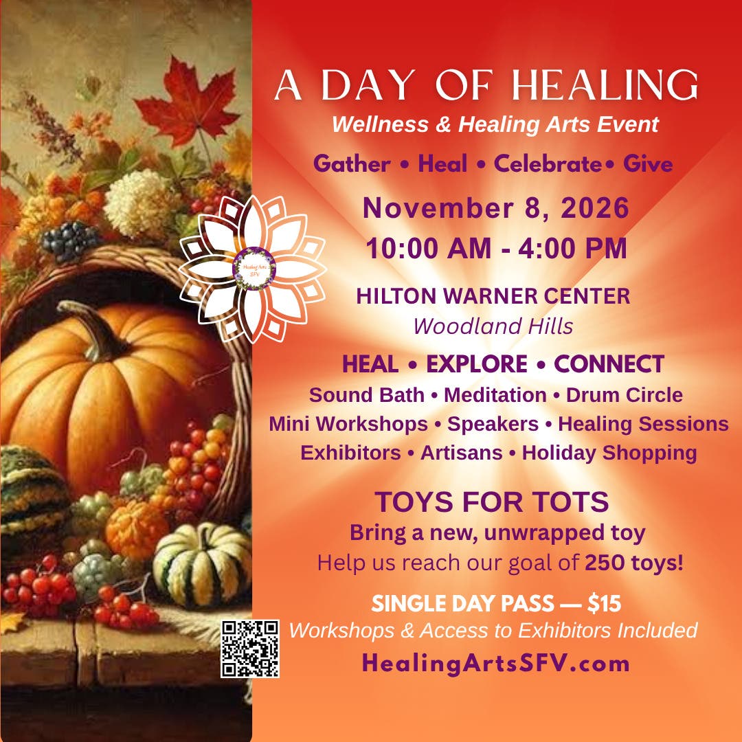 A Day of Healing – Wellness & Healing Arts Event • Fall 2026