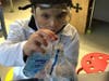 Student working on STEM project
