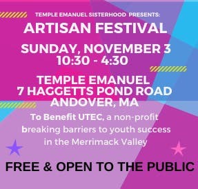 Nov 3 | Artisan Festival | North Andover, MA Patch