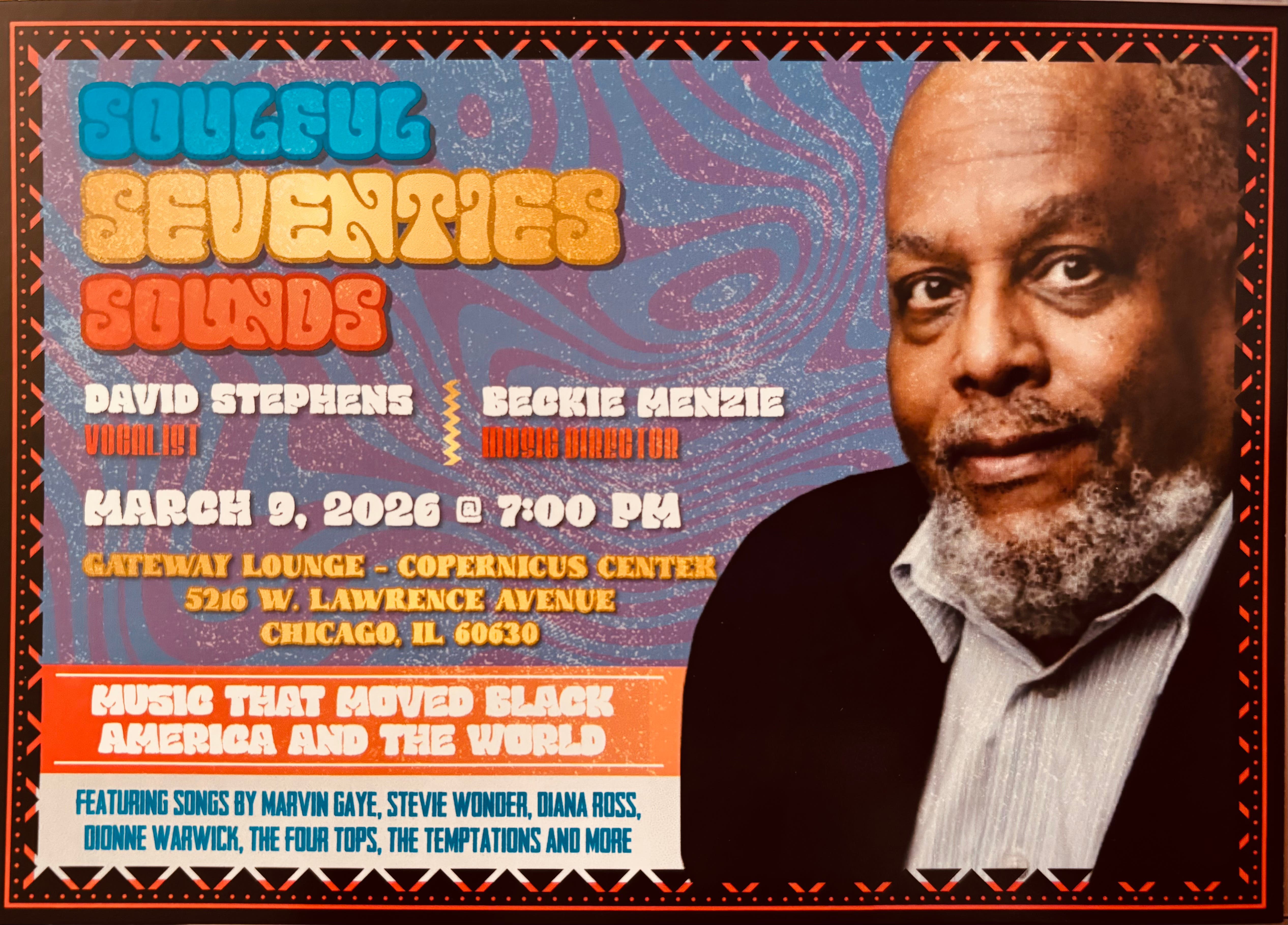 Mar 9 | David Stephens' Soulful '70s Sounds | Chicago, IL Patch