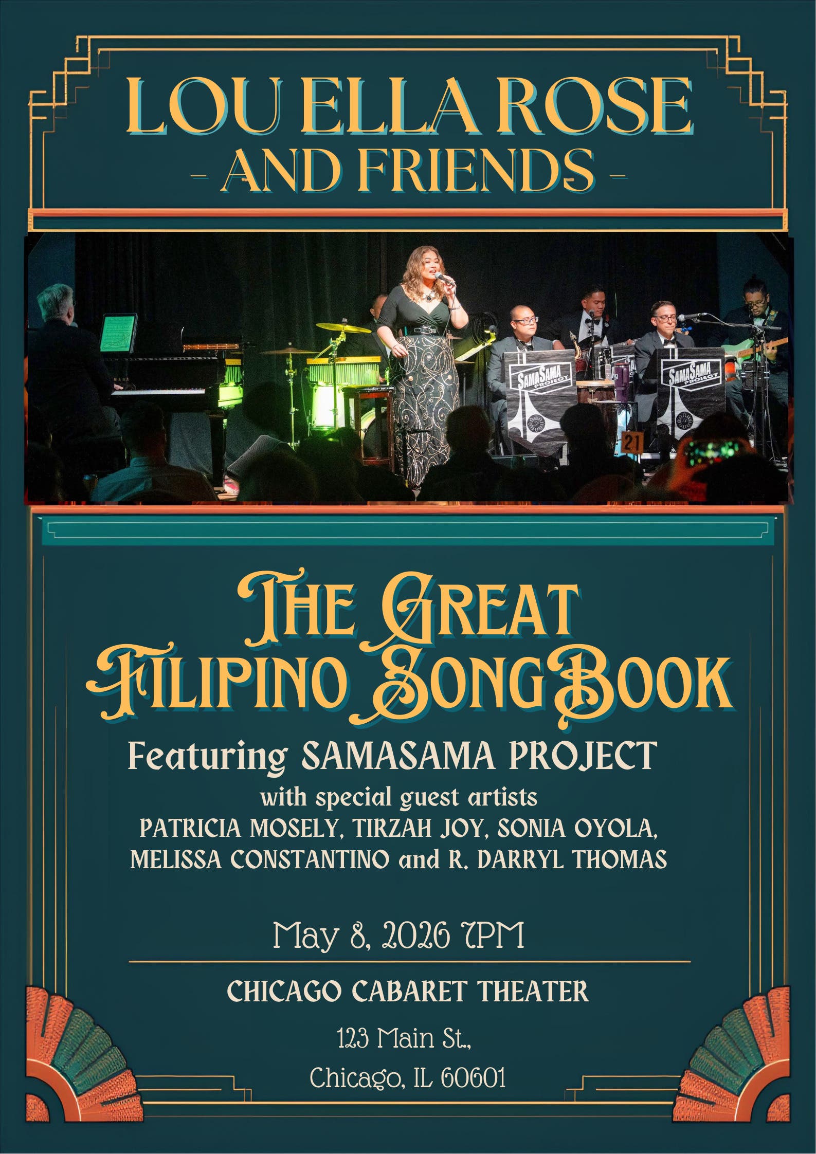 Lou Ella Rose and Friends — The Great Filipino Songbook, A Chicago Cabaret Week Show