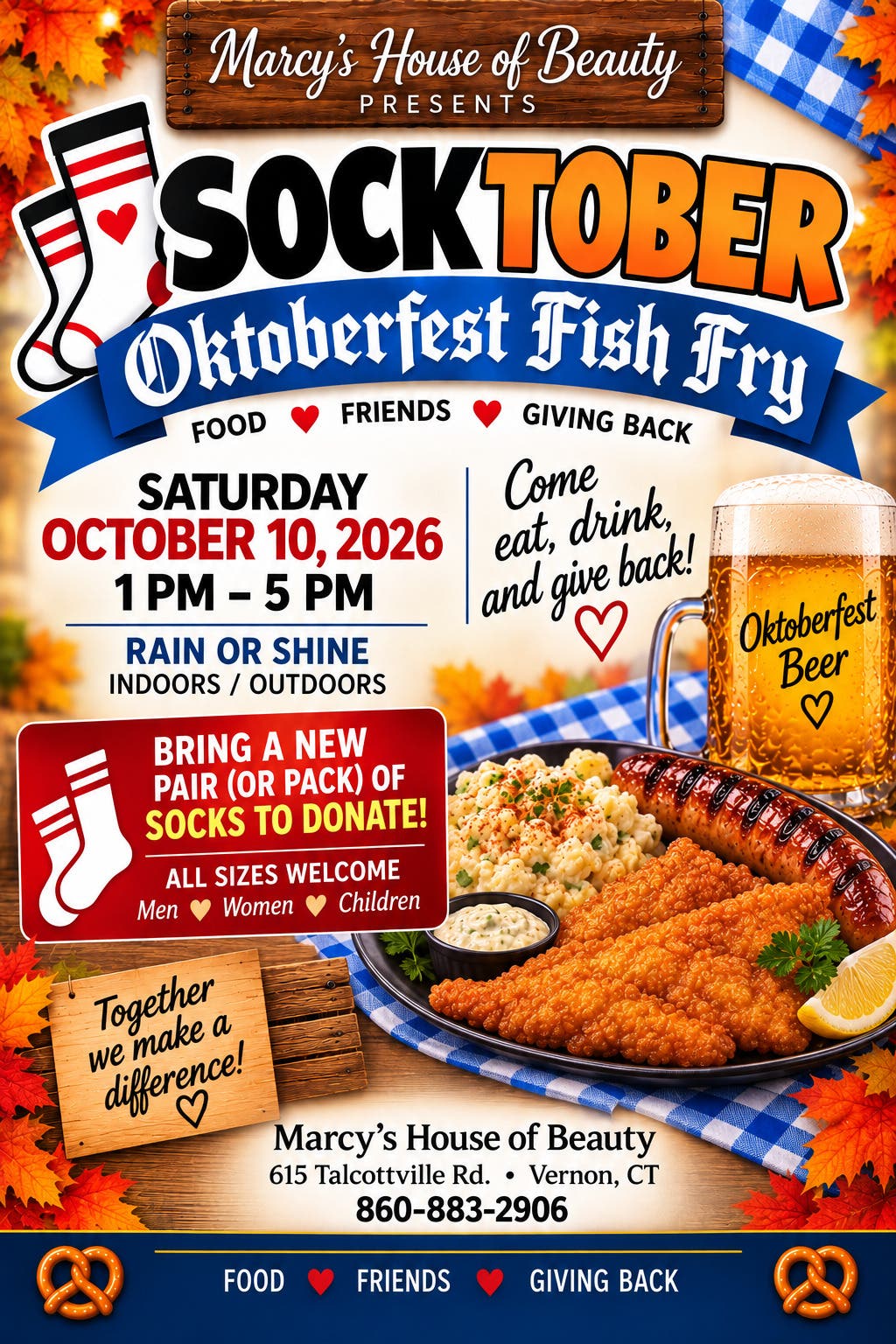 Socktober Oktoberfest Fish Fry
