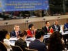 Dr. Hong, Tao-Tze, president of the Federation of World Peace and Love, delivers a speech at the World Leader Summit of Love and Peace on September 26, 2019 at the United Nations headquarters. (AP Images)