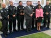 Santa Ana council members, Mayor Pro-Tem Phil Bacerra and Council member Nelida Mendoza, joined a celebration of police officers at the Responders First Awards presented by Fairhaven Memorial Park and Mortuary.