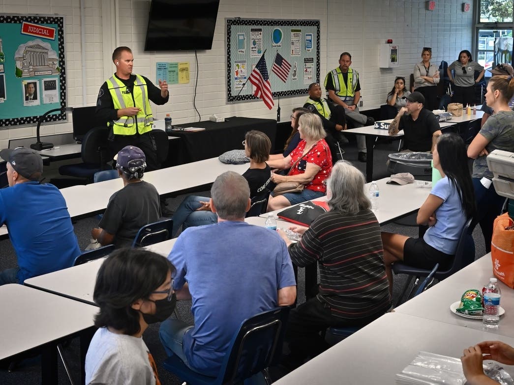 Tustin police train for active shooter scenario at local school ...