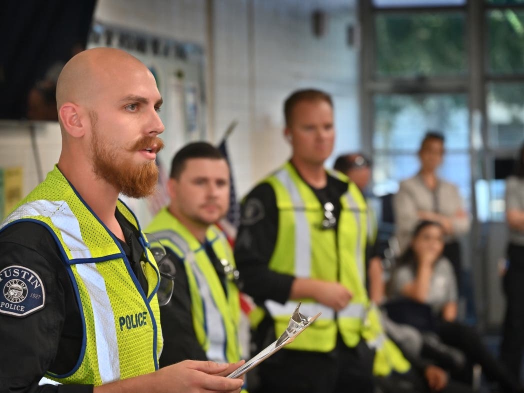 Tustin police train for active shooter scenario at local school ...