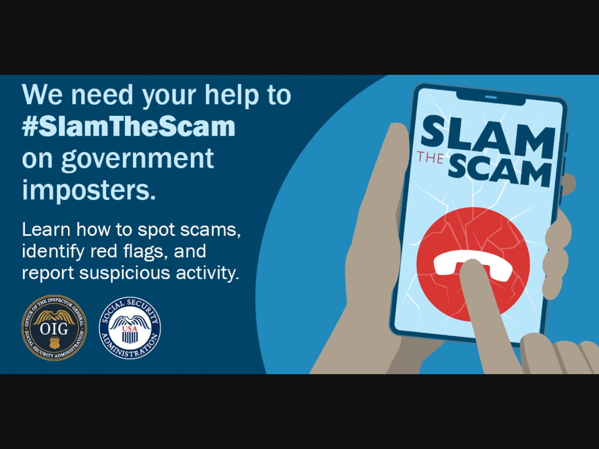 "Slam the Scam" helps alert seniors and their families to a wide array of frauds, schemes, and swindlers.