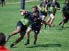 Brandyn Crotty playing tough defense taking down an Impala attacker twice his size.