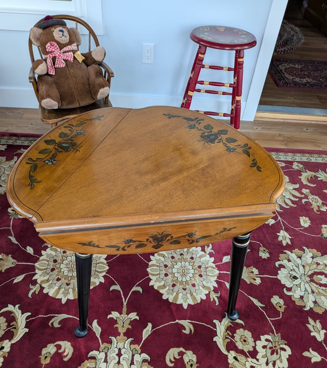 Triangular Drop Leaf Table (Ethan Allen) $85