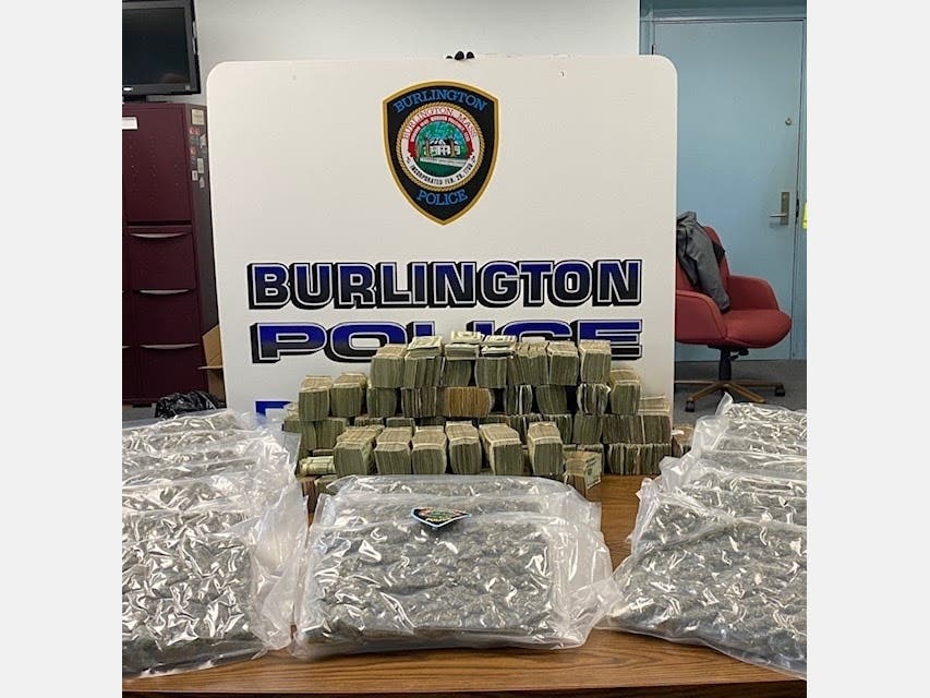 Burlington Police charged two men with multiple drug-related offenses on Friday, May 1. 
