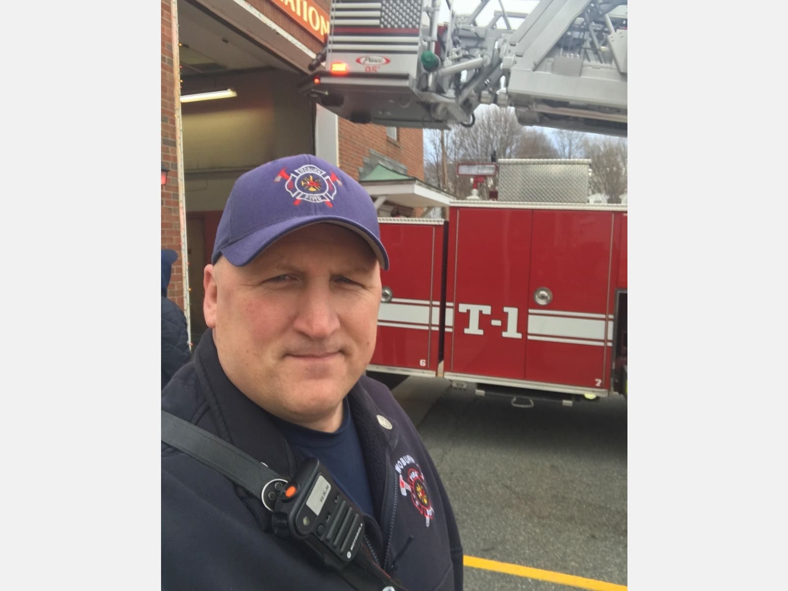 Wilmington's Derek Koster works overtime as an E.M.T., in addition to his work as a fire lieutenant.