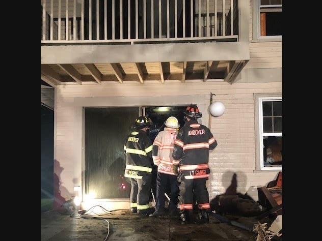 Andover Fire Rescue responded to a house fire early Monday morning at 40 Rocky Hill Road.