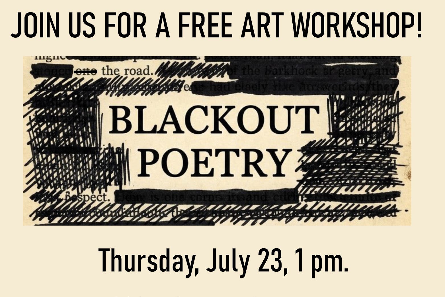 Word & Image: Blackout Poetry