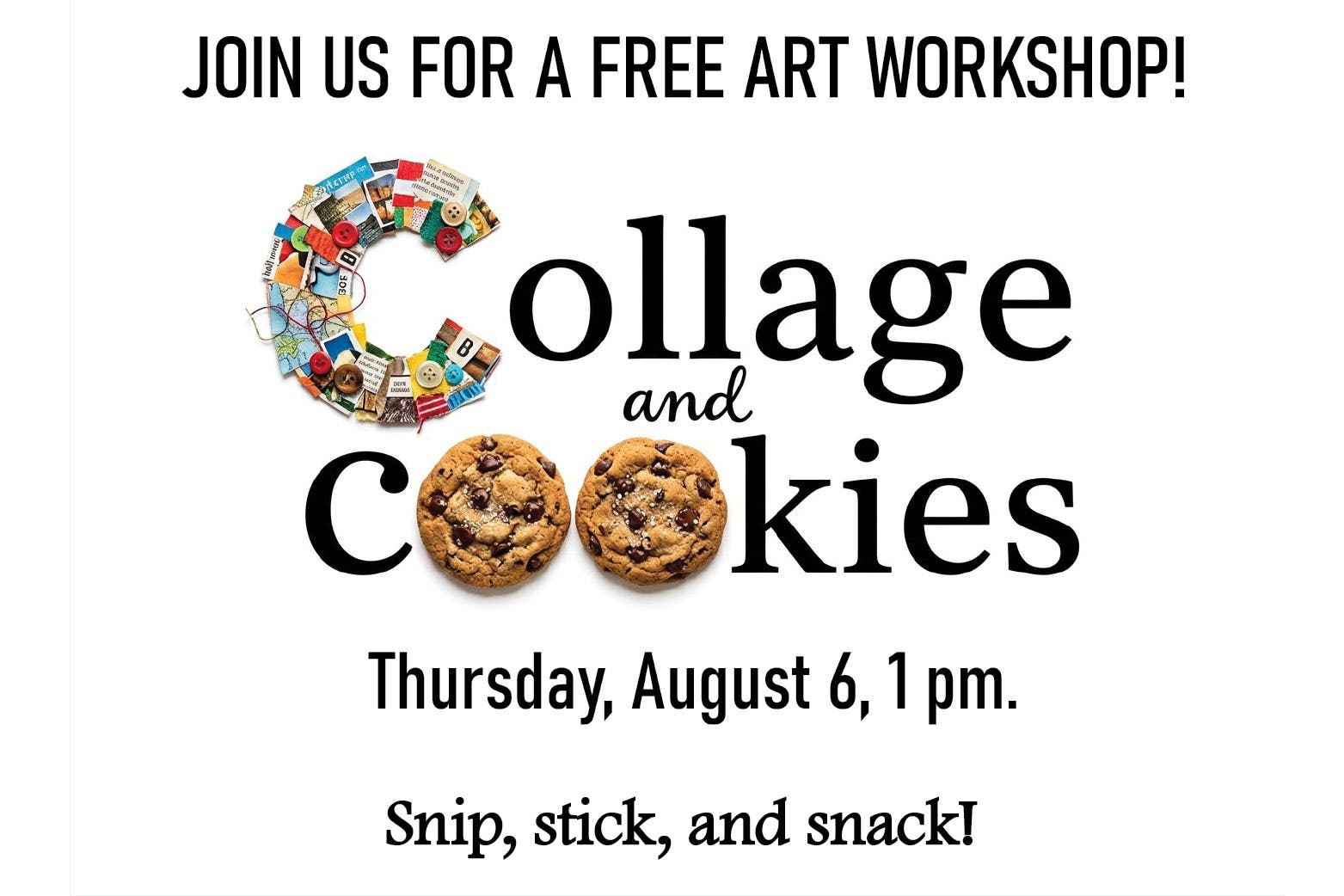 Word & Image: Collage and Cookies