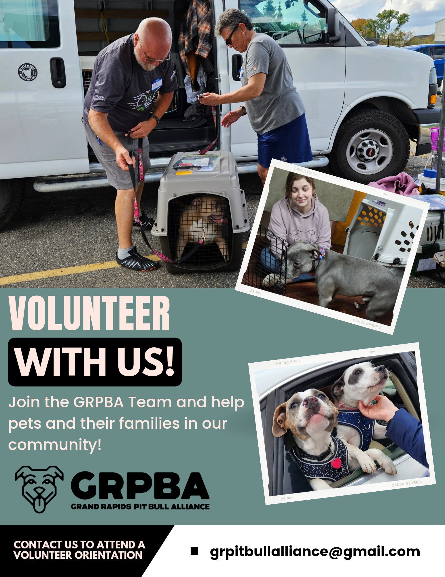 New Volunteer Orientation with Grand Rapids Pit Bull Alliance Pet Outreach Organization