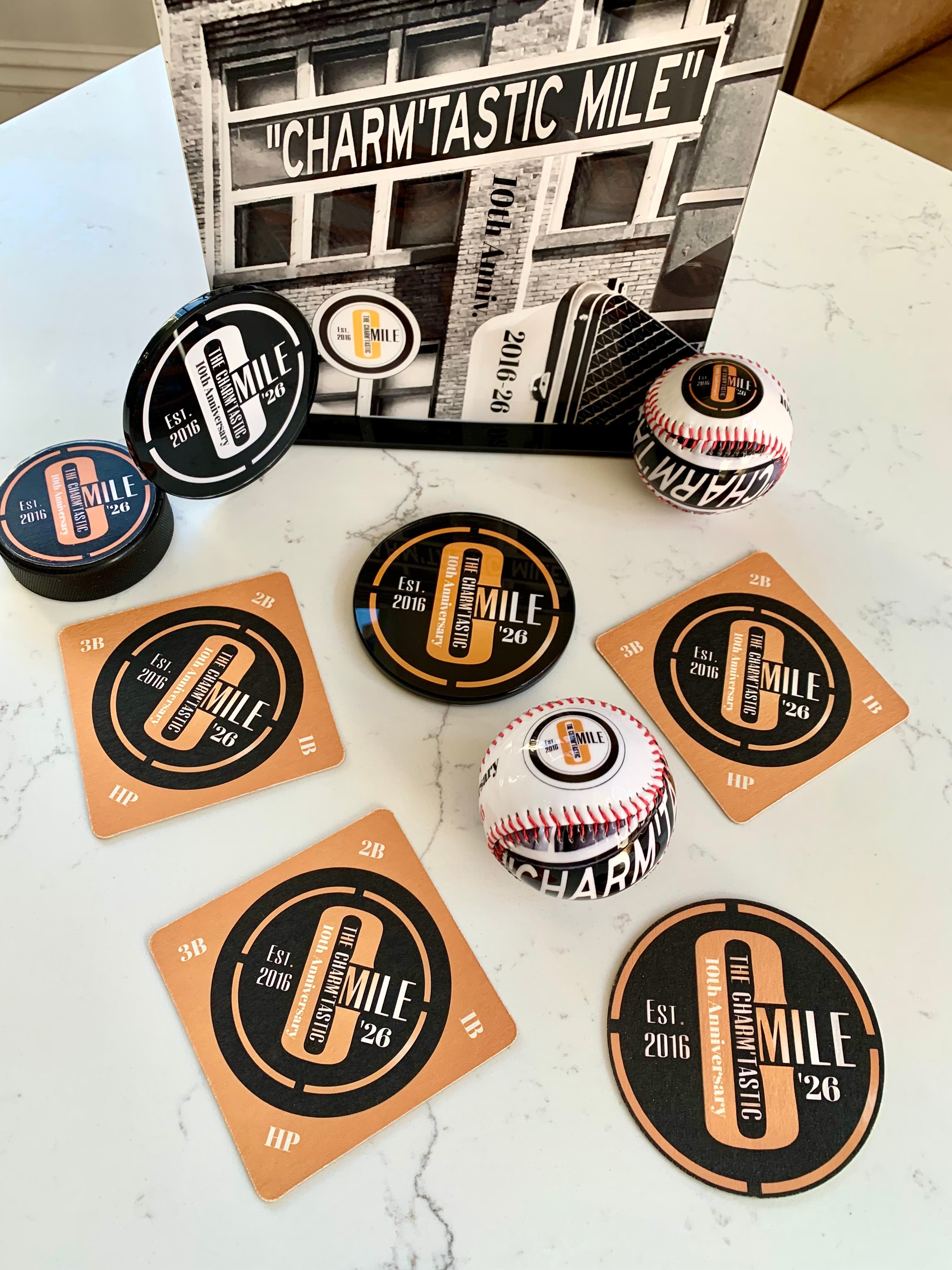 First Base Monday: Baltimore It's "March Yardness" Charm'tastic Mile Metal-Art & O's Colorway Logos