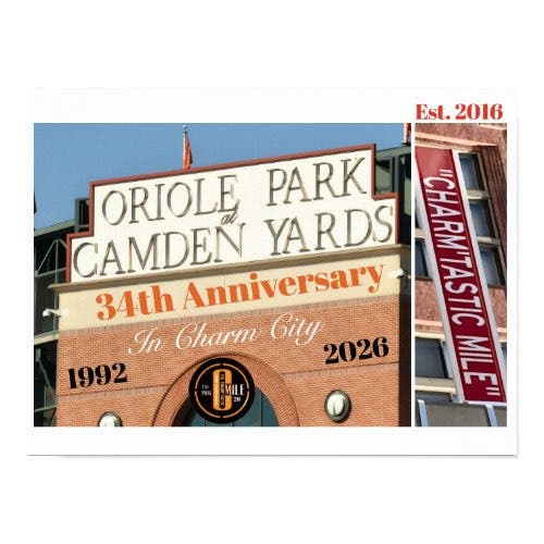 Oriole Park 34th Anniv. & the MLB Mile-2-Mile Series "Charm'tastic" O's vs Magnificent White Sox