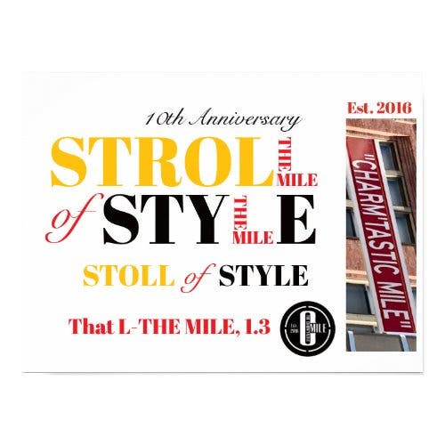 City of Baltimore: Charm'tastic Mile Unveils New "Stroll of Style" Campaign for Its 10th Anniv.