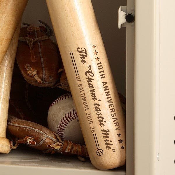 City of Baltimore: Brand Slam, "Charm'tastic Mile" 10th Anniv. 2016-26 USPTO (R) Souvenir Bat