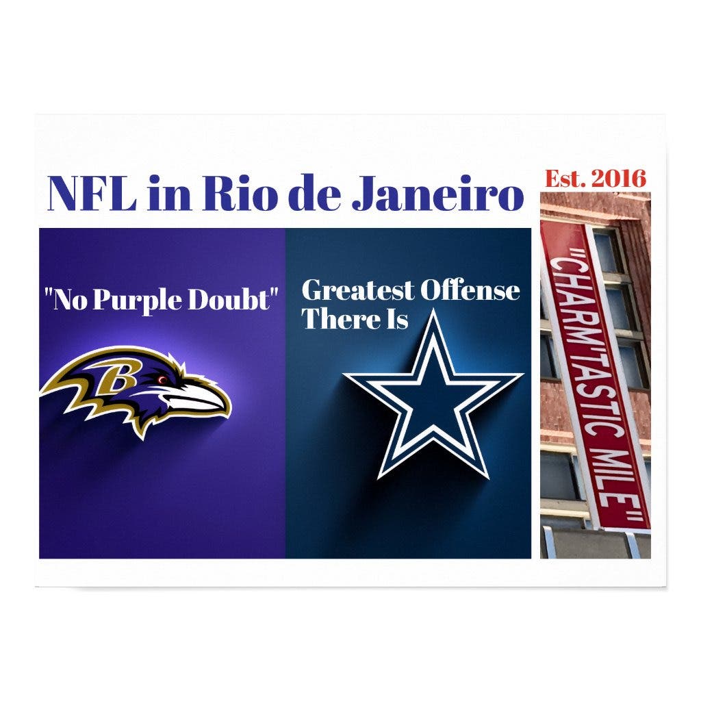 City of Baltimore: Ravens "No Purple Doubt" vs Cowboys "Greatest Offense There Is" Best NFL Slogans