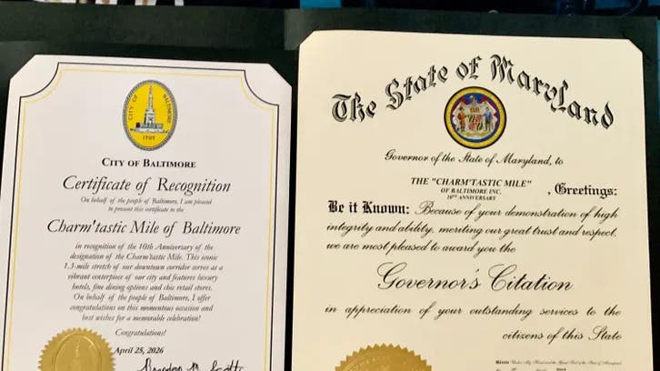 City of Baltimore: Charm'tastic Mile (USPTO) The 100-Year Agreement with Mayor Scott & Zeke Cohen