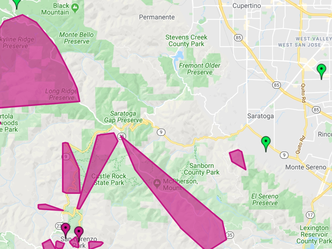 Saratoga PG&E Power Outage Latest Restorations Continue Friday Saratoga, CA Patch