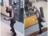 Redwood City Police released these images of 56-year-old Thomas Smith brandishing a knife inside the Kaiser Hospital Emergency Room Friday morning.