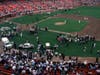 Candlestick Park in San Francisco was set to host Game 3 of the World Series before the earthquake began, causing the game to be postponed.