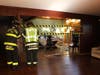 The Menlo Park Fire Protection District released these images of the 100-foot tree that fell onto a Woodland Avenue home on Sunday.