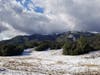 Patch reader Sherry King​ shared these photos taken recently showing the snowy hills over the Ortega Highway, behind Lake Elsinore.