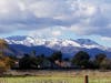 Patch reader Sherry King​ shared these photos taken recently showing the snowy hills over the Ortega Highway, behind Lake Elsinore.