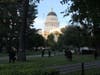 The California State Capitol during a protest against police violence in Sacramento, June 1, 2020.