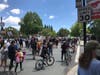 About 2,000 people turned out to a protest and march in downtown Danville Sunday