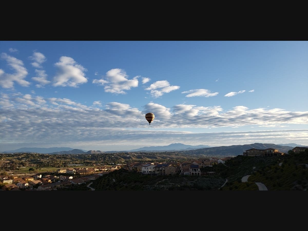 Patch reader Josie Fimbres shared this photo taken recently from Morgan Hill in Temecula.