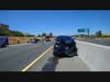 The four-vehicle crash was reported at 1:49 p.m., according to preliminary California Highway Patrol logs. All lanes were blocked as of 1:50 p.m., with one car on its roof​ in the slow lane.