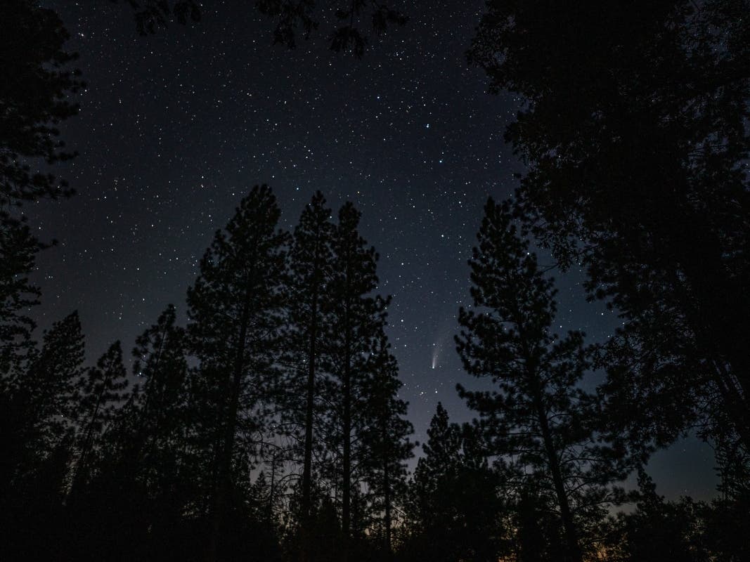 Patch reader Joe Marshall shared this photo of the Comet Neowise​, taken from Groevland, Tuolumne County​.